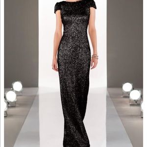 Black Sequin Sorella Vita gown